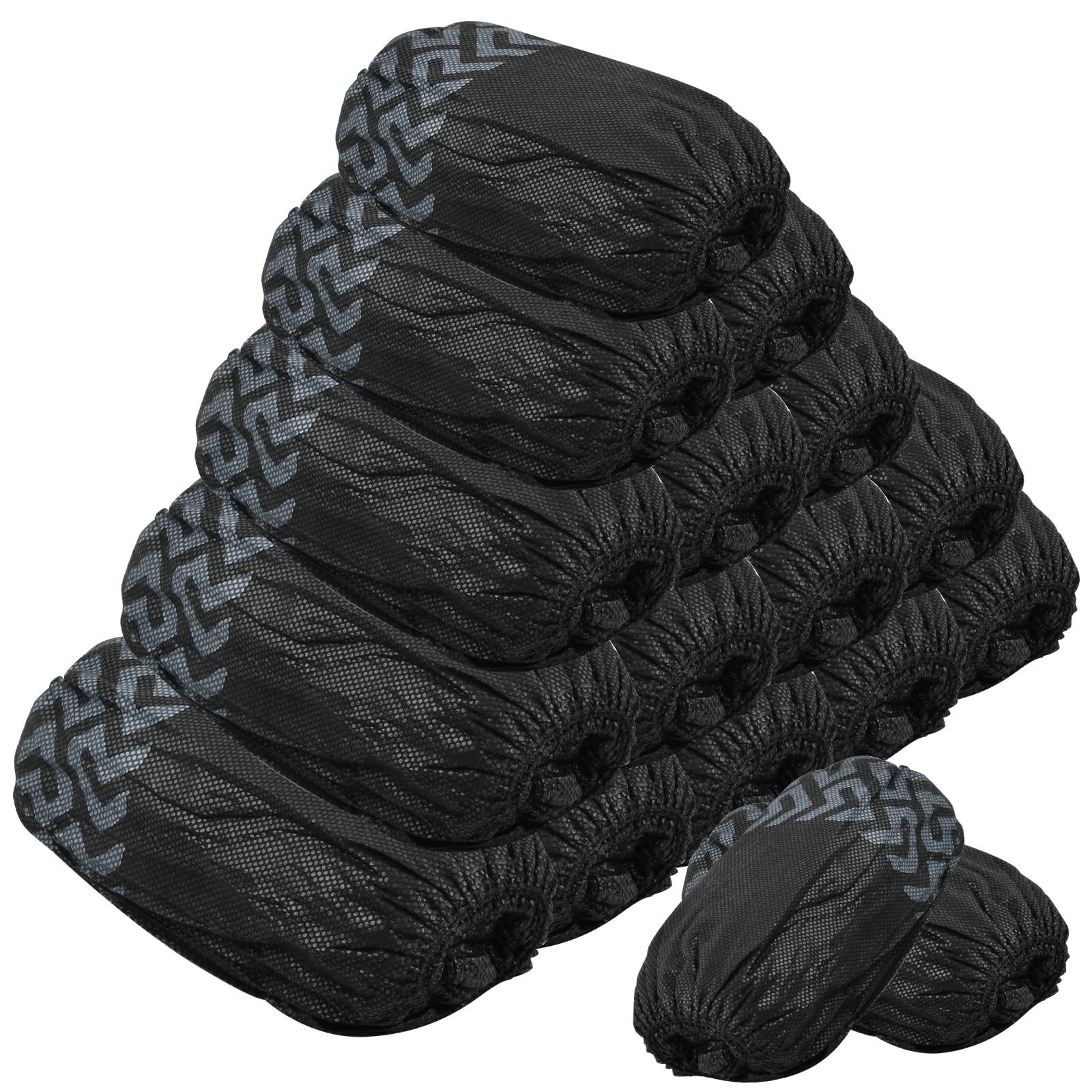 Dokeno Lot de 200 Surchaussures Jetables, Couvre-Chaussures Jetables en Tissu Non Tissé, Protege Chaussure Antidérapante et Imperméable pour Le Nettoyage de Moquette, Protection de Sol