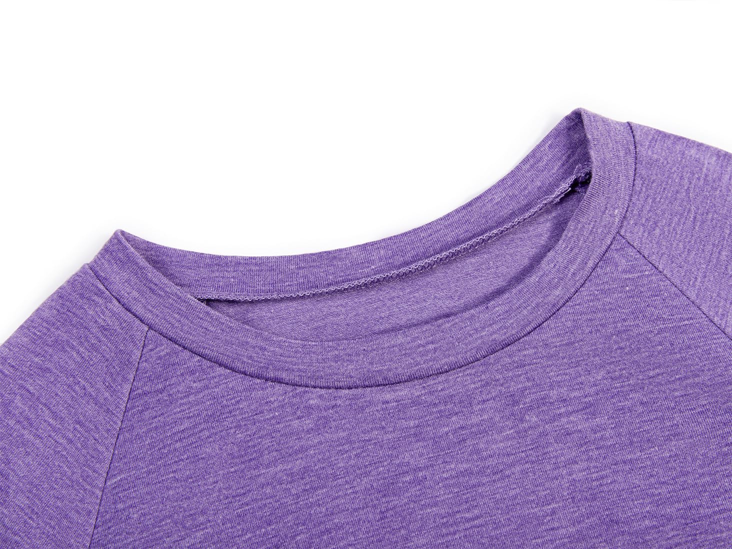 Haloumoning Camiseta de manga corta para niña, cuello redondo, camiseta de verano suelta a rayas, informal, básica, deportiva, camiseta de 5 a 14 años