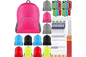 Kids Backpack and Supplies Kits: Gear Up for School in Bulk, 12 Sets