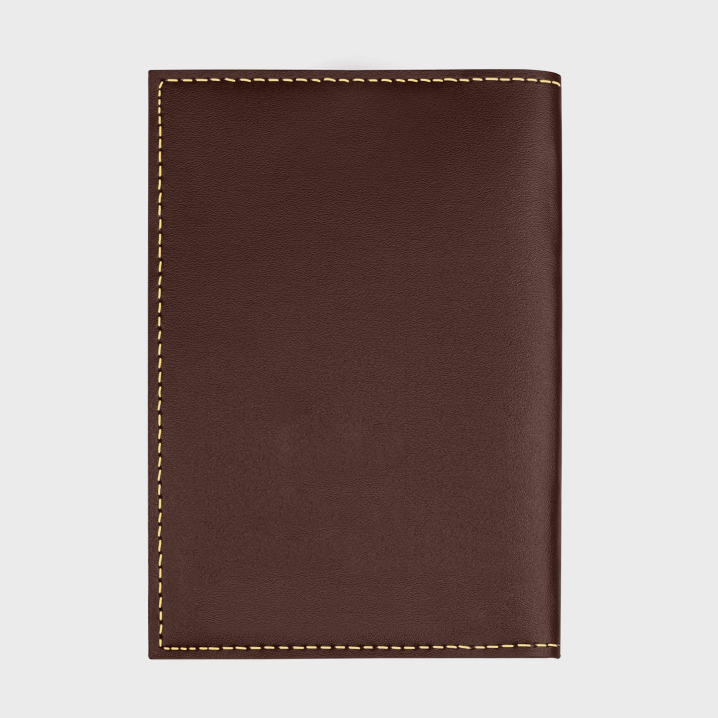 The Wallet Store Leather Passport Cover - Brown