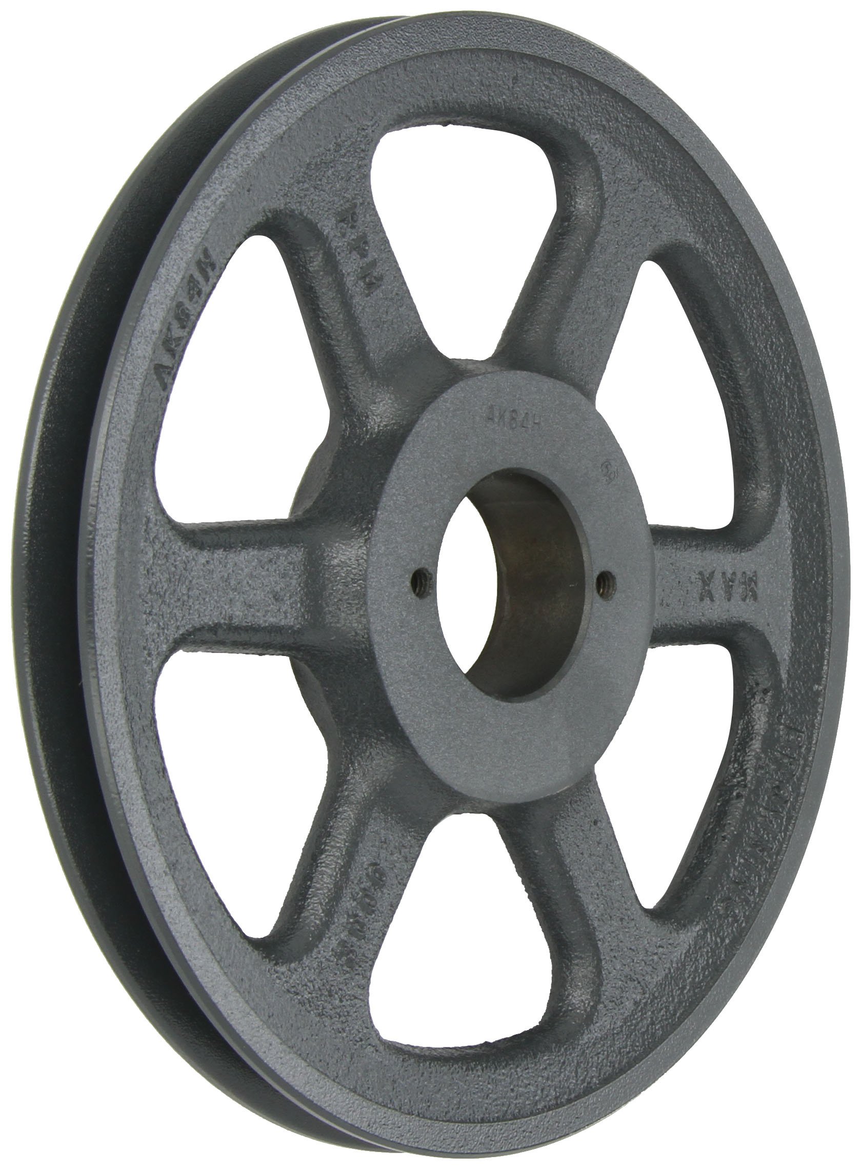 Browning AK84H Bushed Classical Gripbelt Sheave, 4L or A, 3L Belt, 1 Groove, Uses H Bushing