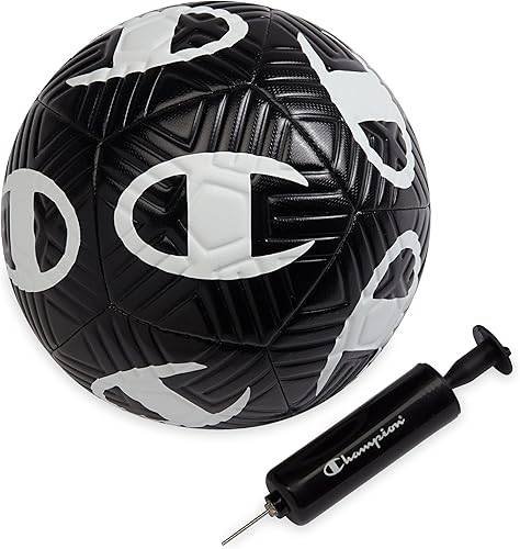 Champion Balón de fútbol para jóvenes y adultos, diseño con paneles, control mejorado, cubierta duradera y vejiga de butilo, para entrenamiento en