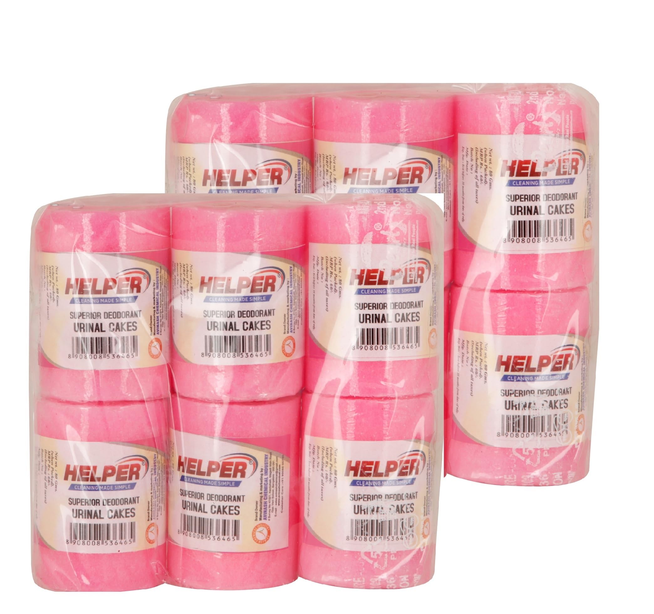 HELPER Urinal Cubes Cakes, Rose | For Bathroom Freshener| Toilet | 80gm | Pack of 12 (B0CM6NSY46) Amazon Price History, Amazon Price Tracker
