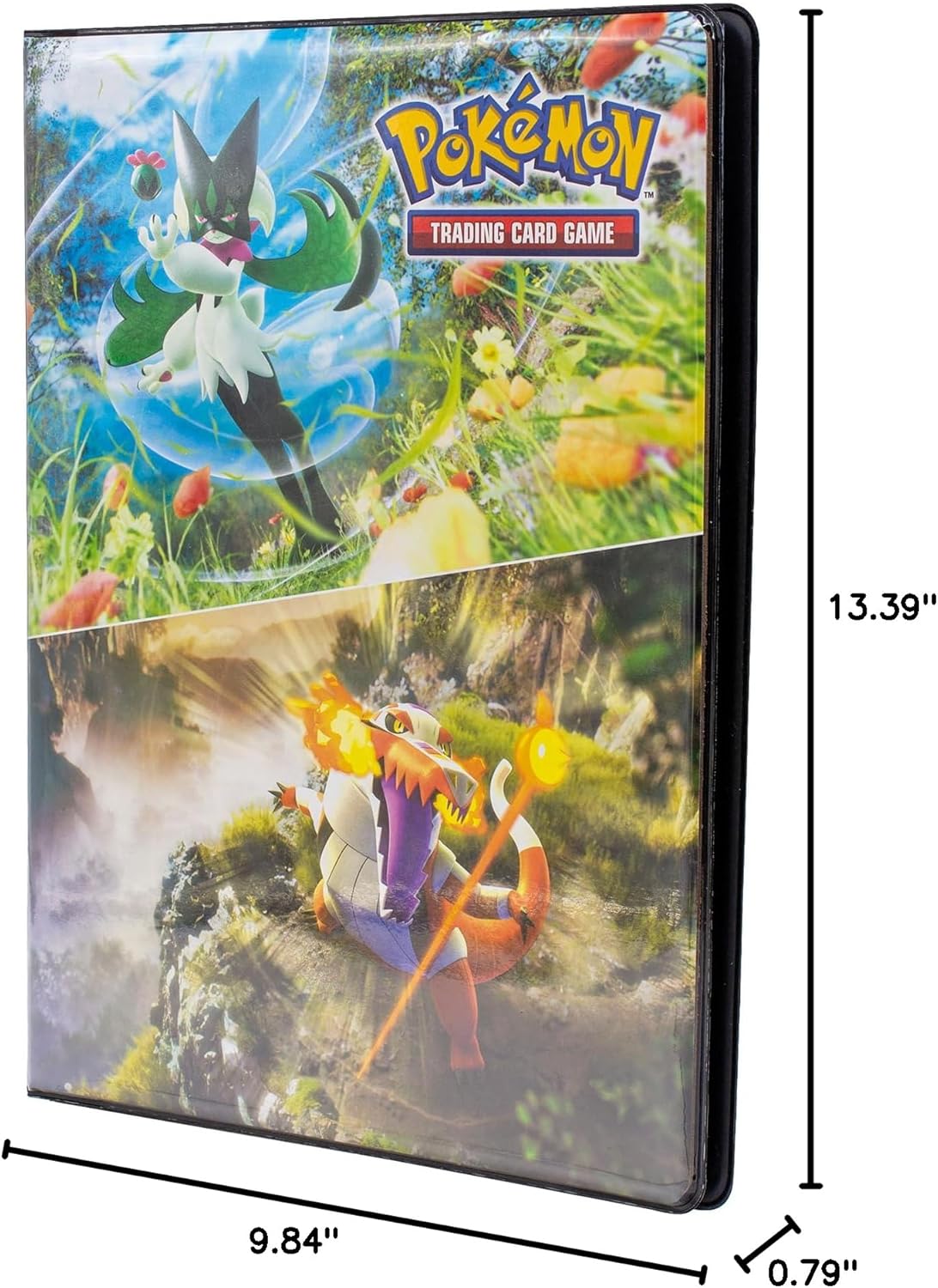 Scarlet & Violet Skeledirge, Meowscarada, and Quaquaval 9-Pocket Portfolio for Pokemon