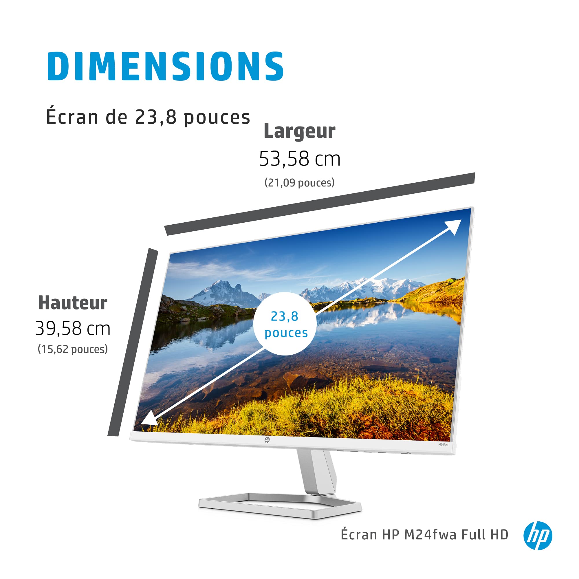 Ecran Ordinateur - Moniteur PC HP M22f 21,5"