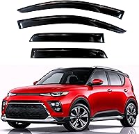 Vista 250 de KPY Moldura deflectora de viento con protección contra la lluvia compatible con GMC Terrain 2018-2023, 4 unidades, para ventana lateral, autoadhesiva