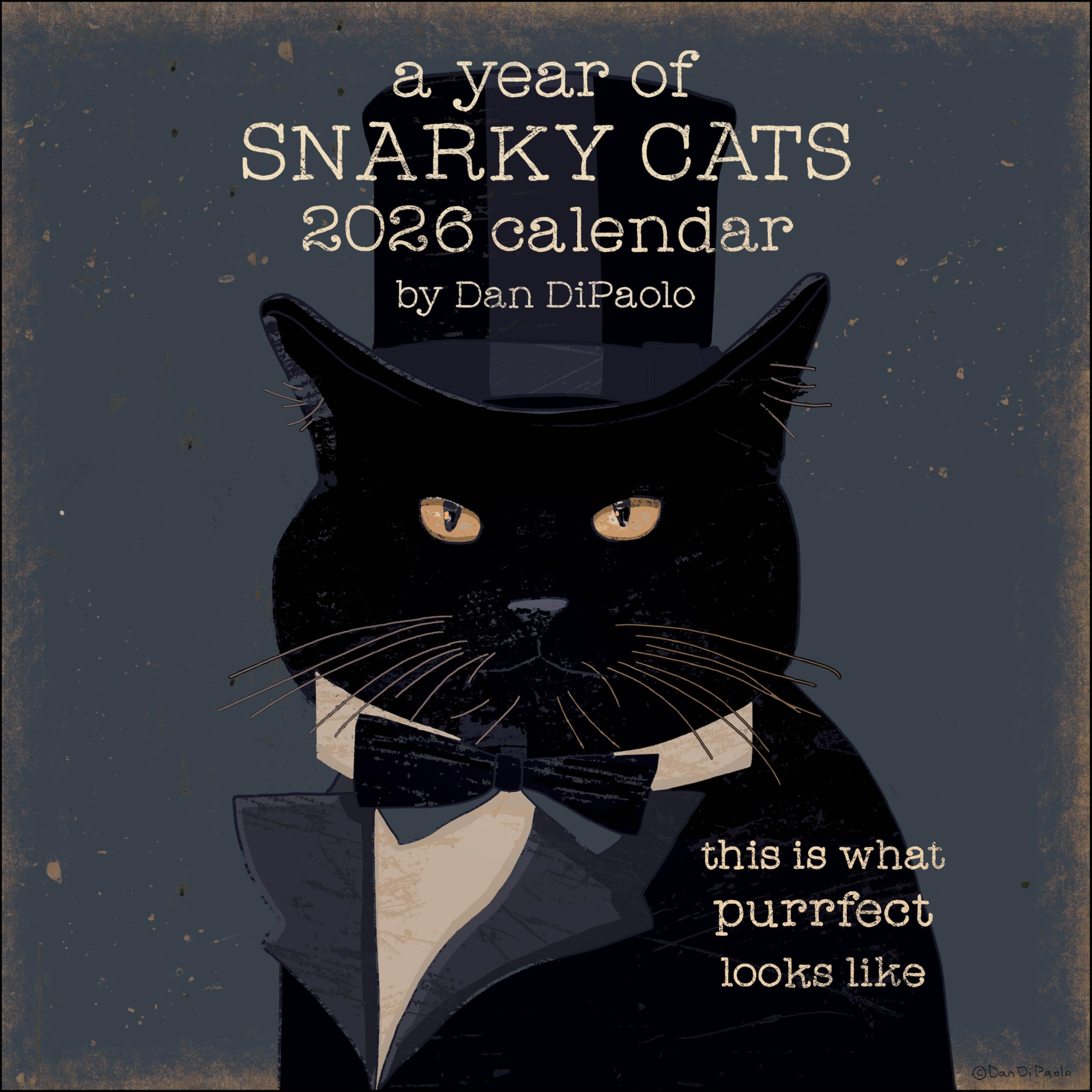 A Year of Snarky Cats 2026 Wall Calendar by Dan DiPaolo - 9781524897734