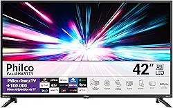 Smart TV 42” Philco PTV42G6FR2CPF Roku TV LED Dolby Áudio