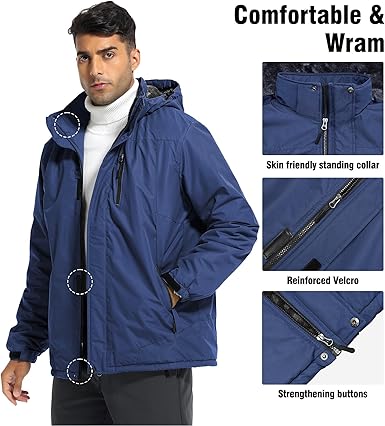 Heren Outdoor Ski-jas Waterdichte Winterjas Functionele Jas