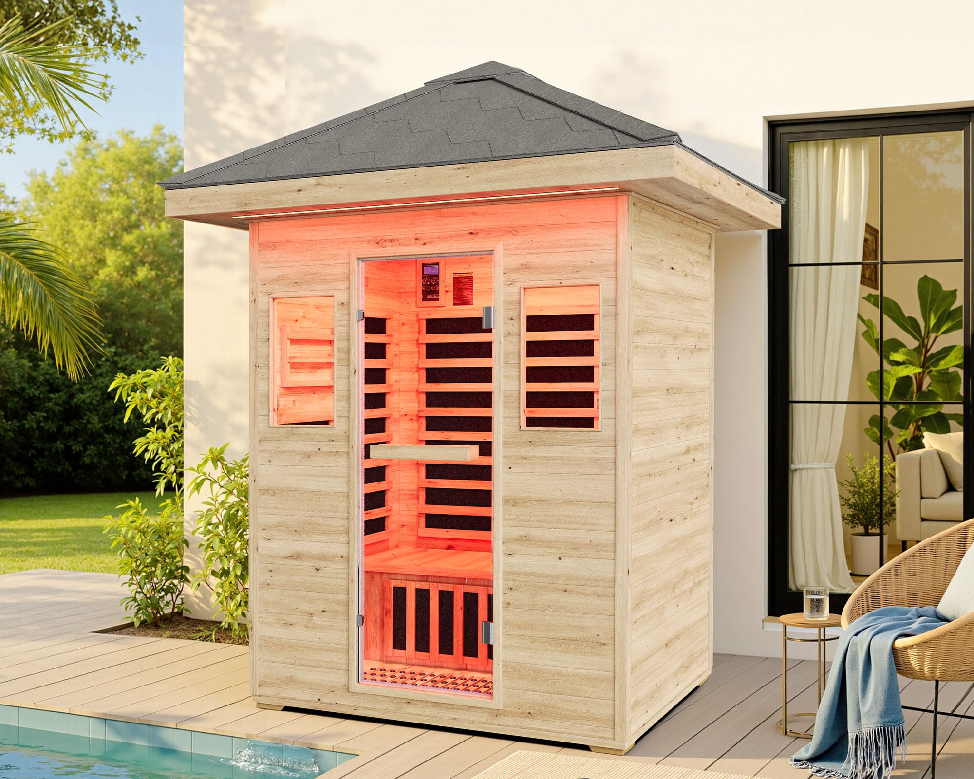 Albott Outdoor Sauna 3 Person