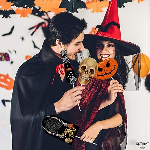 Miniatura 8 de KatchOn, Accesorios aterradores para cabina de fotos de Halloween, paquete enorme de 36  Accesorios para fotos de Halloween  Accesorios de cabina de