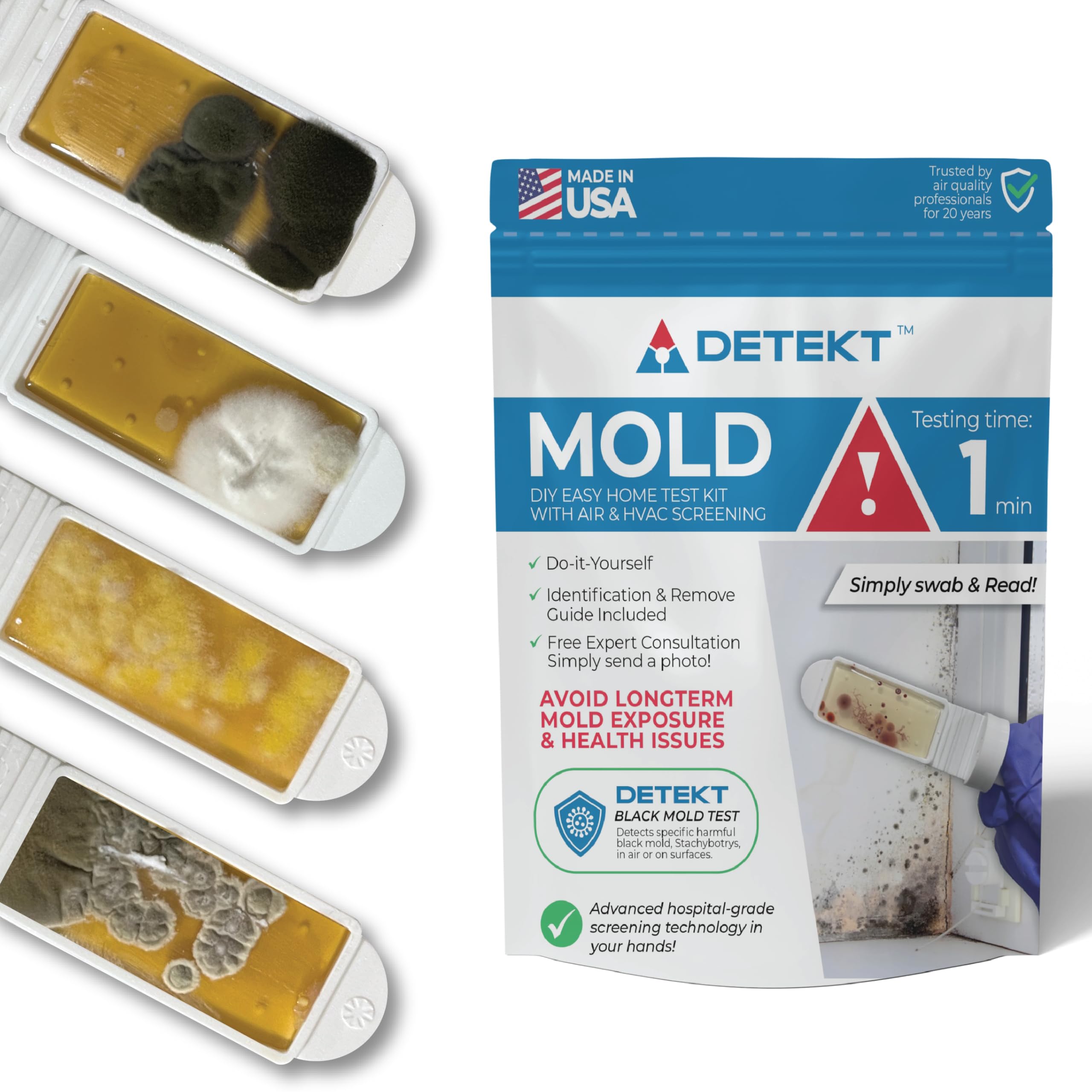 Detekt Mold and Bacteria Test Kit