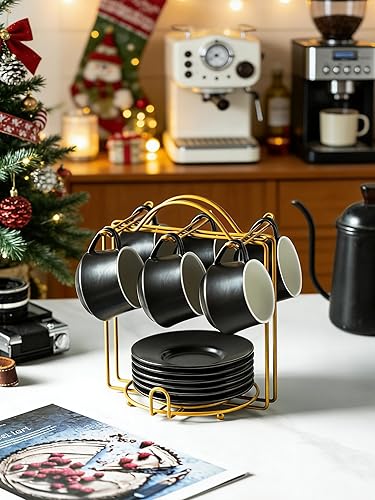 Miniatura 3 de Juego de tazas de café y platillos