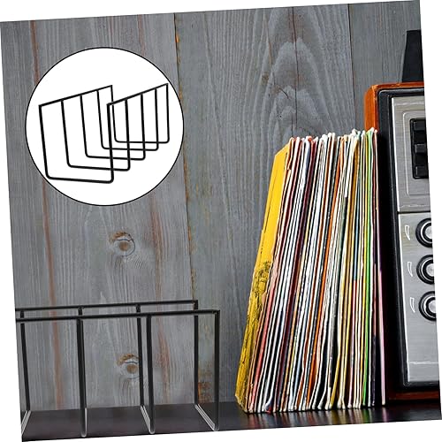 Miniatura 8 de Zerodeko Estante de almacenamiento de registros, soporte para tapa de olla, clasificador de revistas, organizador de escritorio, organizador de