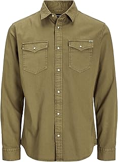 Jack & Jones Jjesheridan Shirt L/S Noos Camisa Hombre (Pack de 1)