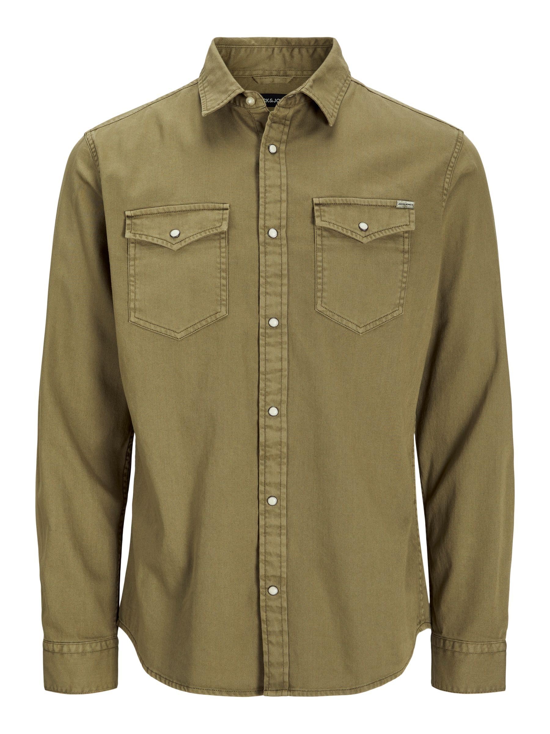 JACK & JONES Male Jeanshemd Comfort Fit Jeanshemd