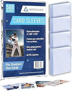 Card Sleeves | Penny Sleeves. Baseball Card Sleeves. Soft Trading Card Sleeve. Penny Sleeves for Trading Cards. Plastic Card Sleeves. Ultra Clear Card Sleeves. Pro Sports Card Sleeves. (500 Pack)