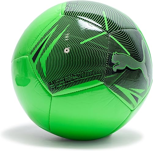 Miniatura 2 de PUMA Balón de fútbol unisex para gatos grandes, verde flúor, PES-negro-plata, AH25, 3