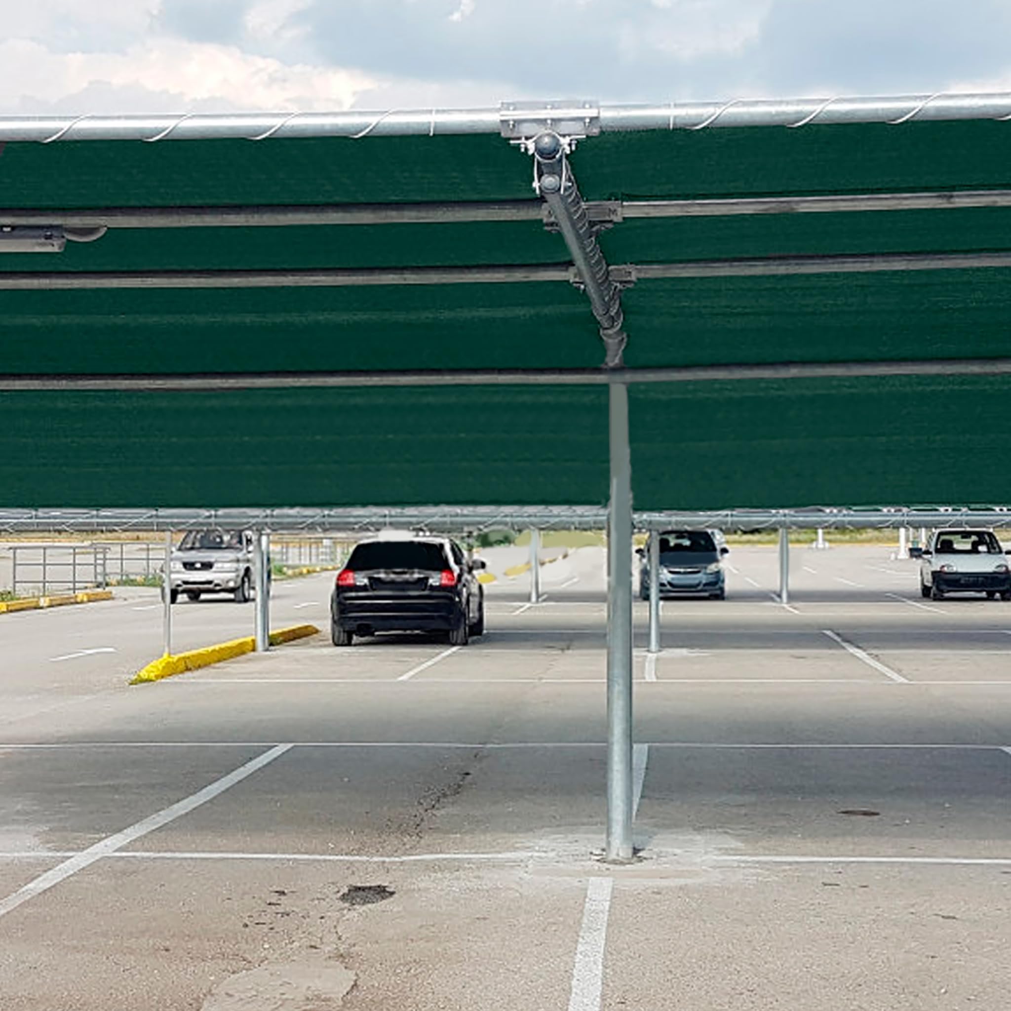Rete antivento per esterni, 10 m, altezza 180 cm, in tessuto HDPE da 150 g/m², stabilizzata ai raggi UV e resistente alle intemperie, con fori e fascette (verde, 18 m²)