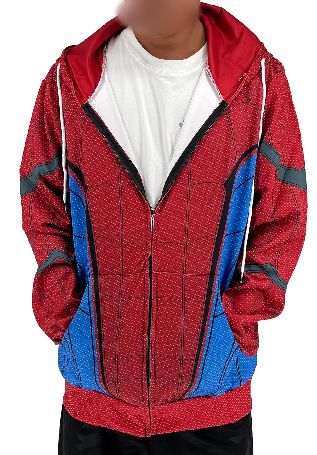 Wsysnl Cardigan Zip Hoodie Halloween Cosplay Anime 3D Style Unisex/Adult - Image 8