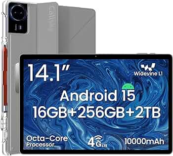 Amazon.com : 14 Inch Android 15 Tablet, 16GB RAM+256GB ROM Amazon.com : 14 Inch Android 15 Tablet, 16GB RAM+256GB ROM