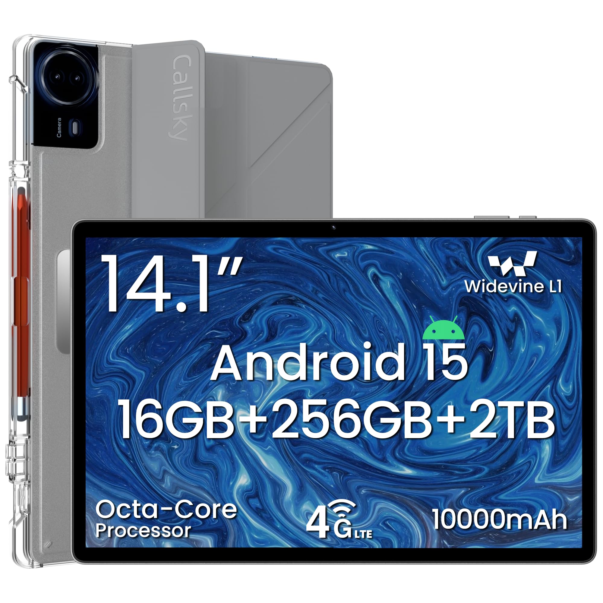 11インチ 4G タブレットAndroid15 30GB+256GB+2TB Tablet Android 15 Tablet-11 Inch FHD Display, 24GB RAM 256GB ROM