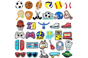 35Pcs Fortnite Shoe Charms Decor for Boys' Clogs
