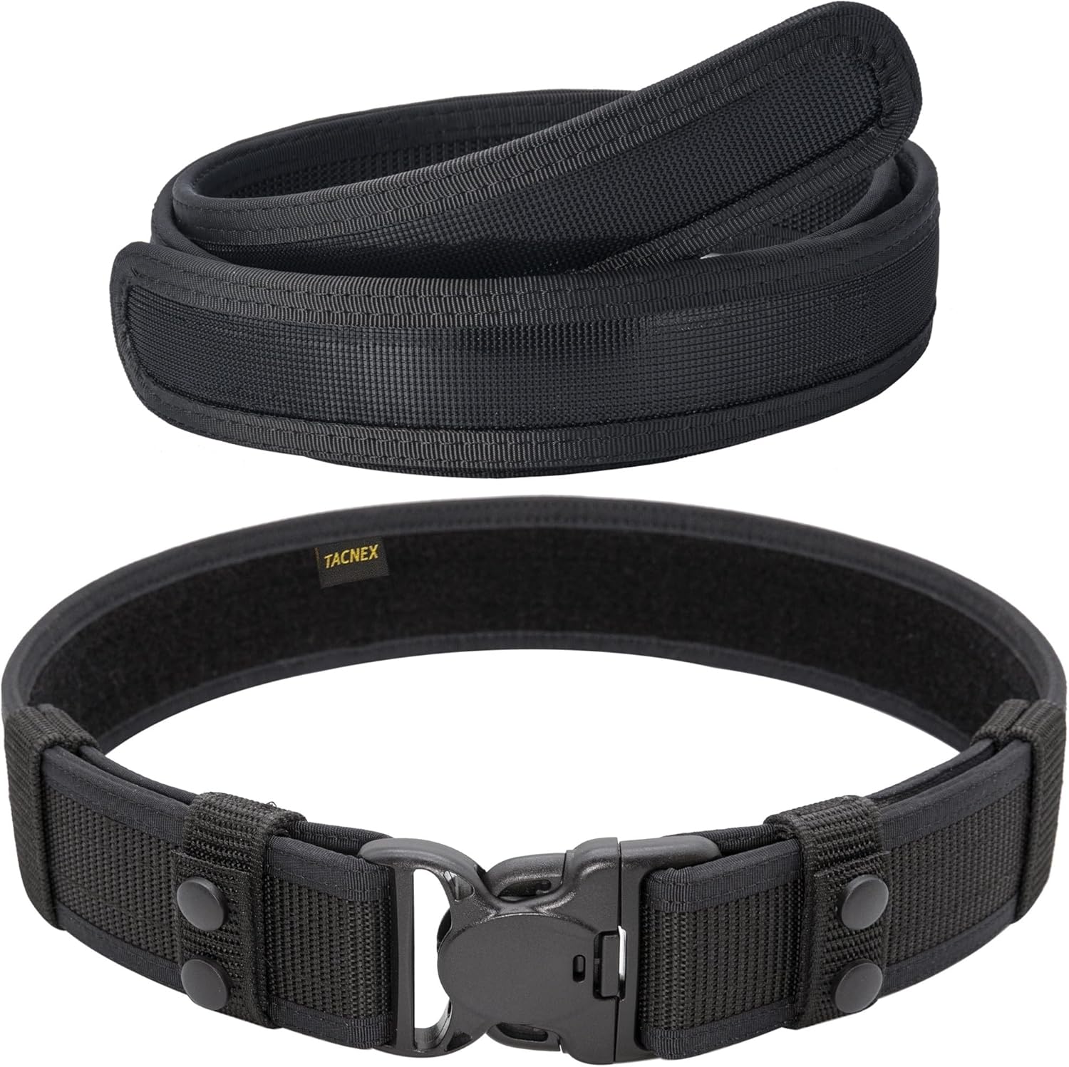 Duty Belt with Loop Liner 2 Keepers + Inner Belt with Hook Liner XXXL(48"-52")