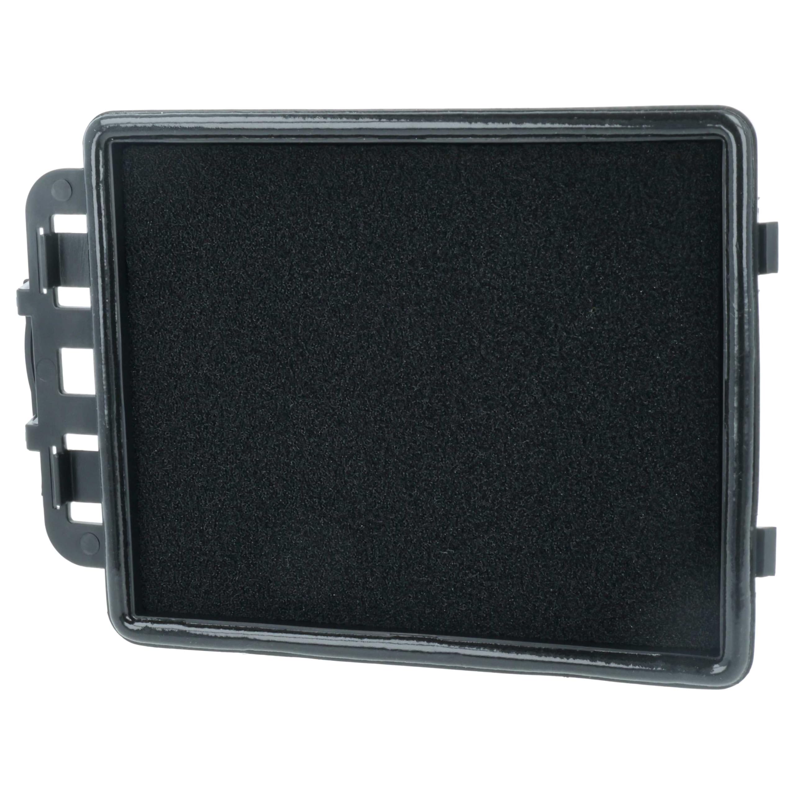 vhbw 4x Filtro de aspiradora compatible con Nilfisk Meteor - Filtro de espuma negro