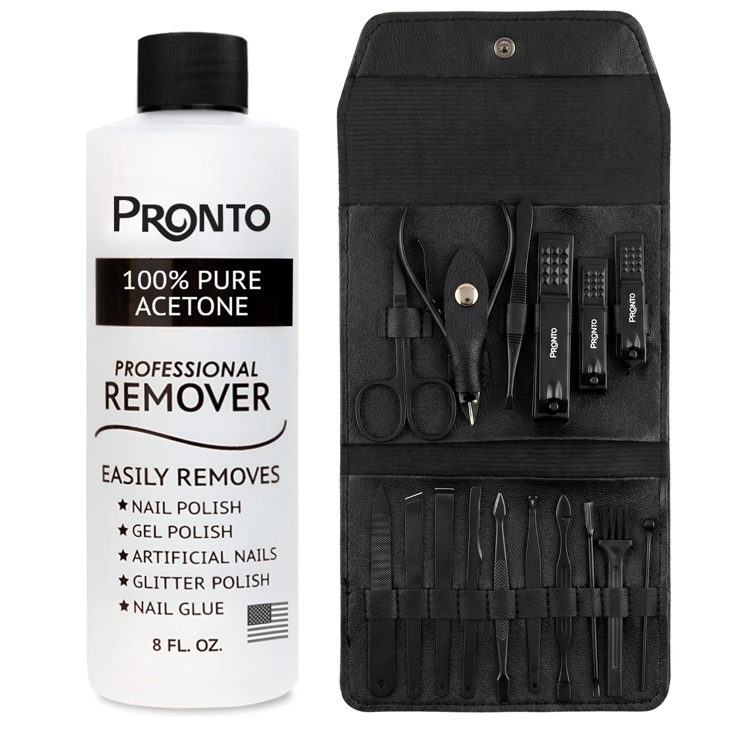 Pronto Nail Polish Remover Kit - Professional Acetone Solution