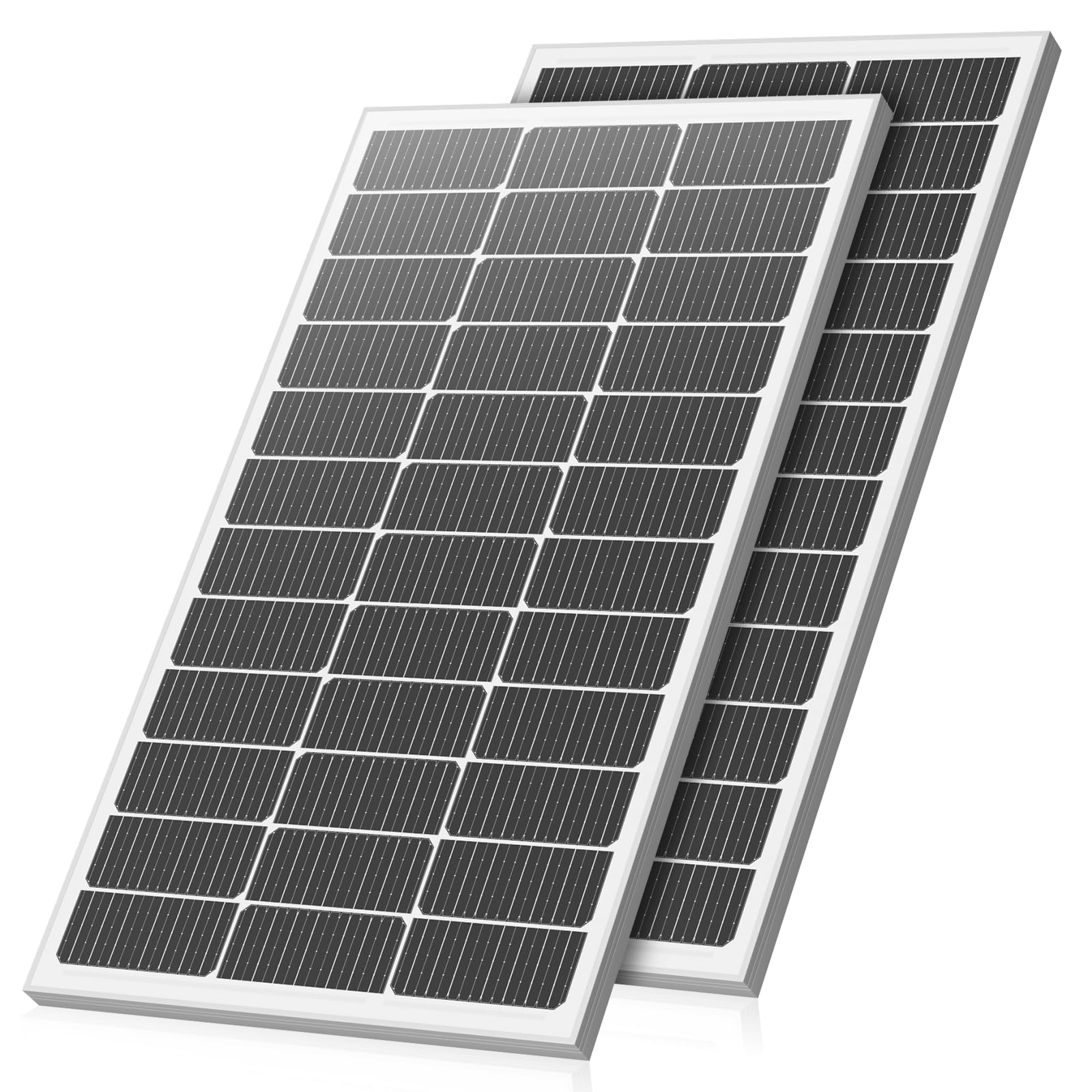 Panel solar de 240 W, módulo PV de 12 V, tecnología SMBB, módulo solar monocristalino de alta eficiencia, panel solar con marco de aluminio, ideal para instalaciones de alimentación de(120W*2)
