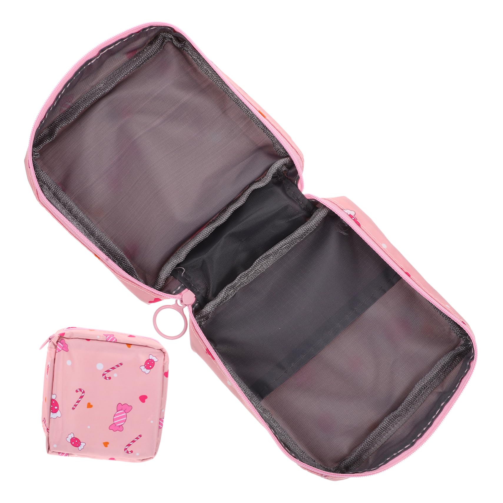 HAPINARY Period Pouch Sanitary Napkin Storage Bag Zipper Multi-Function for Teen Girls