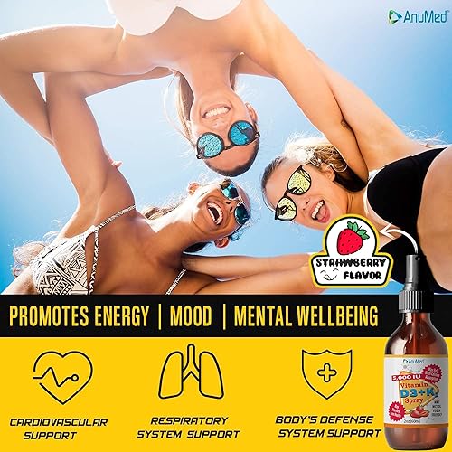 Miniatura 6 de Spray líquido de vitamina D3 K2 de 5,000 UI con aceite MCT orgánico, vitamina A (retinol) 1250 mcg, K2 (MK4, MK7) promueve el corazón, los huesos,