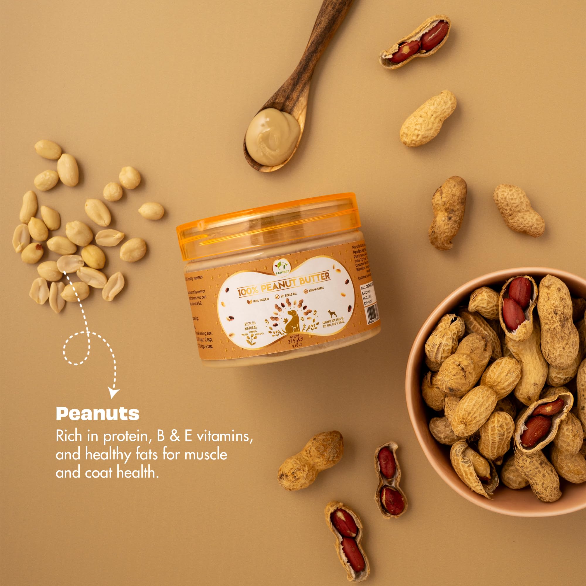 Pawfect masło orzechowe dla psa smakołyk 275 g