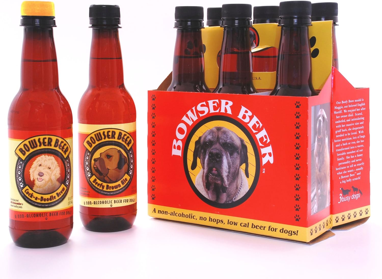 Bowser Beer, Beefy Brown Ale, 12-Ounce Bottles (Pack Of 6)