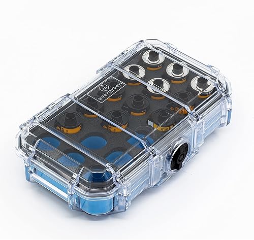 Miniatura 8 de Evergreen X Seahorse 56 - Estuche de transporte y almacenamiento duro para 18 rollos  Película fotográfica de 1378in  Sellado ligero impermeable a