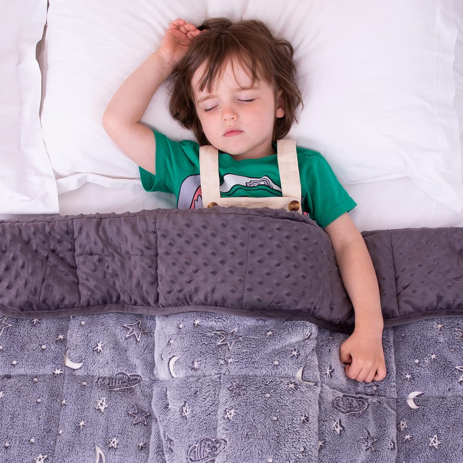 yescool Kids Weighted Blanket (5 lbs, 36" x 48", Sky