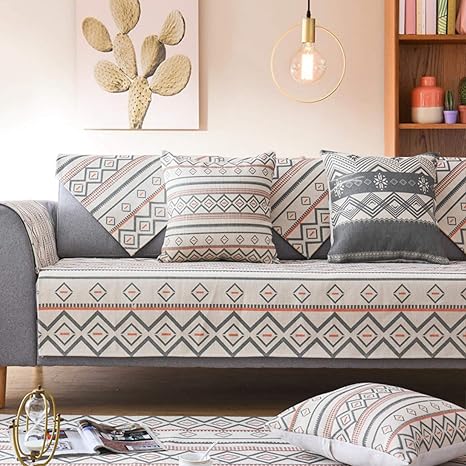 Amazon 1 3人掛け ソファカバー 爪とぎ防止 替えカバー エレガント インテリア グリッド 肘つき 防塵 ポップ 85 180cm シンプル ぴったりフィット式 一人暮らし おしゃれ 無地 四季兼用 ソファカバー マルチカバー オンライン通販