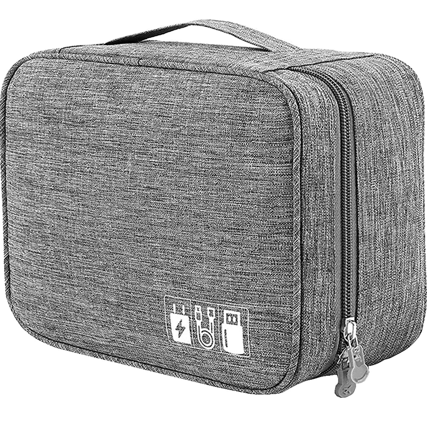 GOCART WITH G LOGO Polyester Electronics Organizer Bag Carrying Pouch Travel Universal Cable Organizer Electronics Storage...