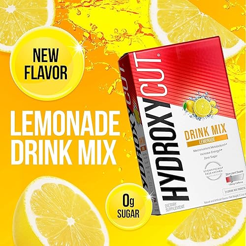 Miniatura 6 de Hydroxycut Drink Mix - Suplementos para pérdida de peso, limonada, 21 unidades (paquete de 1)