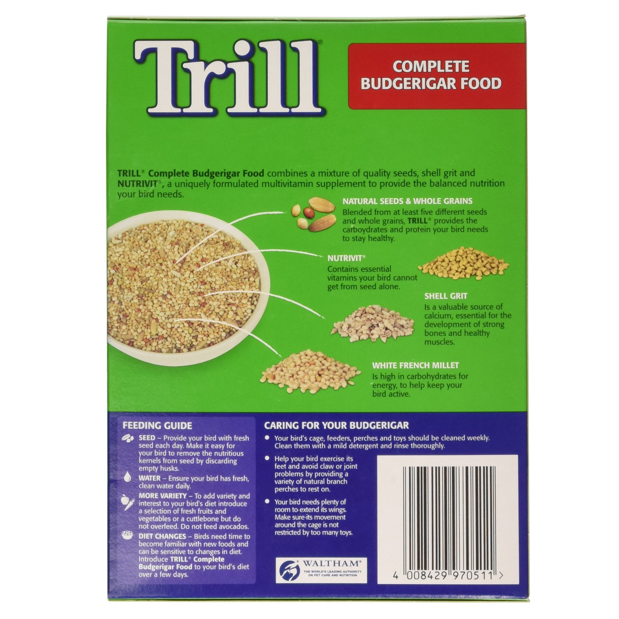 Trill Nutrivit Nourriture pour Perruche, 500 g