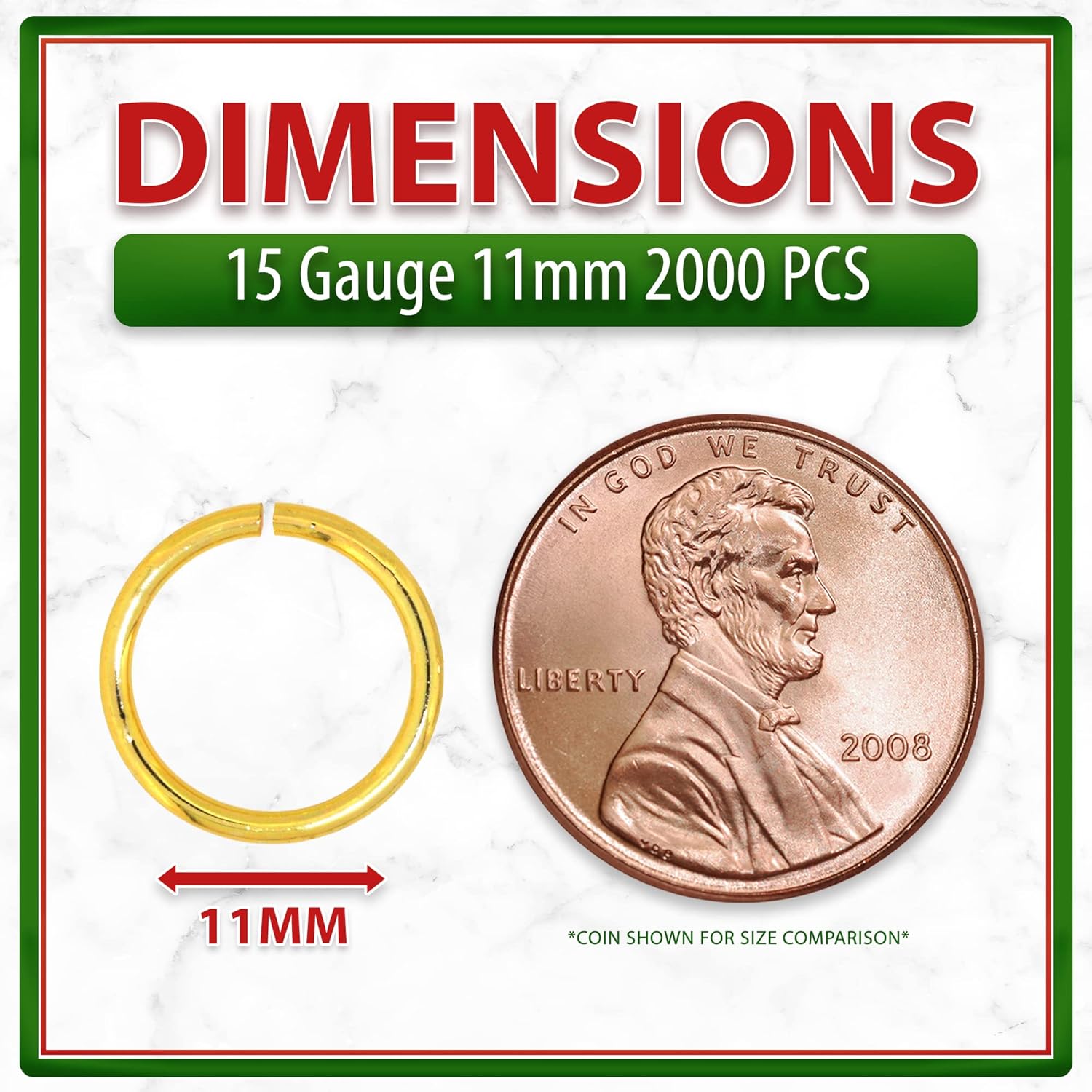 Mandala Crafts チェーンメールリング &ndash; チェーンメイユジャンプリング &ndash; オープンアルミカラージャンプリングチェーン