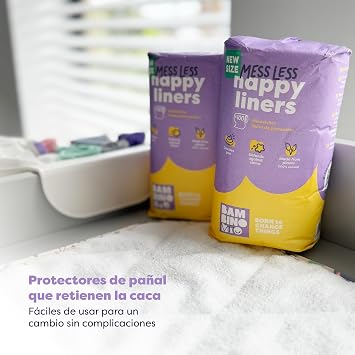 Bambino Mio, Super Soft Diaper Liners 100 Count (16cm x 29cm)