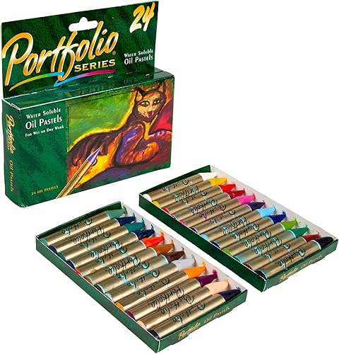 Vista 11 de Crayola Classpack de pasteles al óleo, suministros escolares, solubles en agua, 12 colores surtidos, 300
