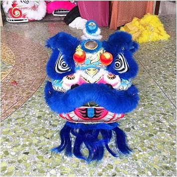 Chinese Lion Dance Head Chinese Dragon Dance Performance Props Chinese Traditional Folk Art Lion Dance Head Cosplay/
