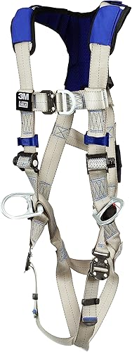Miniatura 2 de DBI-Sala 3M DBI-SALA ExoFit X100 Arnés de seguridad para escalada/posicionamiento, protección contra caídas, OSHA, ANSI, anillos en D delanteros,