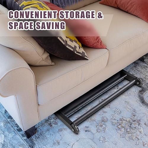 Miniatura 5 de SELEWARE Glute Ham Glider Heavy Duty Ab Glute Glider Machine, Exercise Wheels for Smooth Hamstring Curl Abdominal and Leg Workouts, Multifunctional