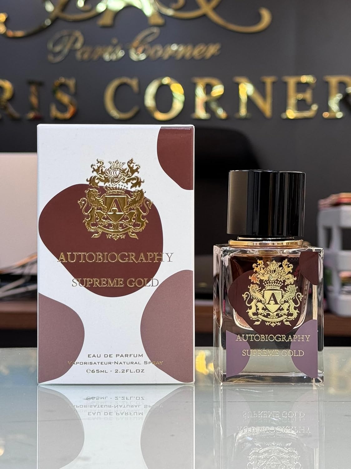 Paris Corner Autobiography Mens Eau de Parfum Fragrance Scent for Him 2 Fl Oz PERFUMES (SUPREME GOLD - AUTOBIOGRAPHY)