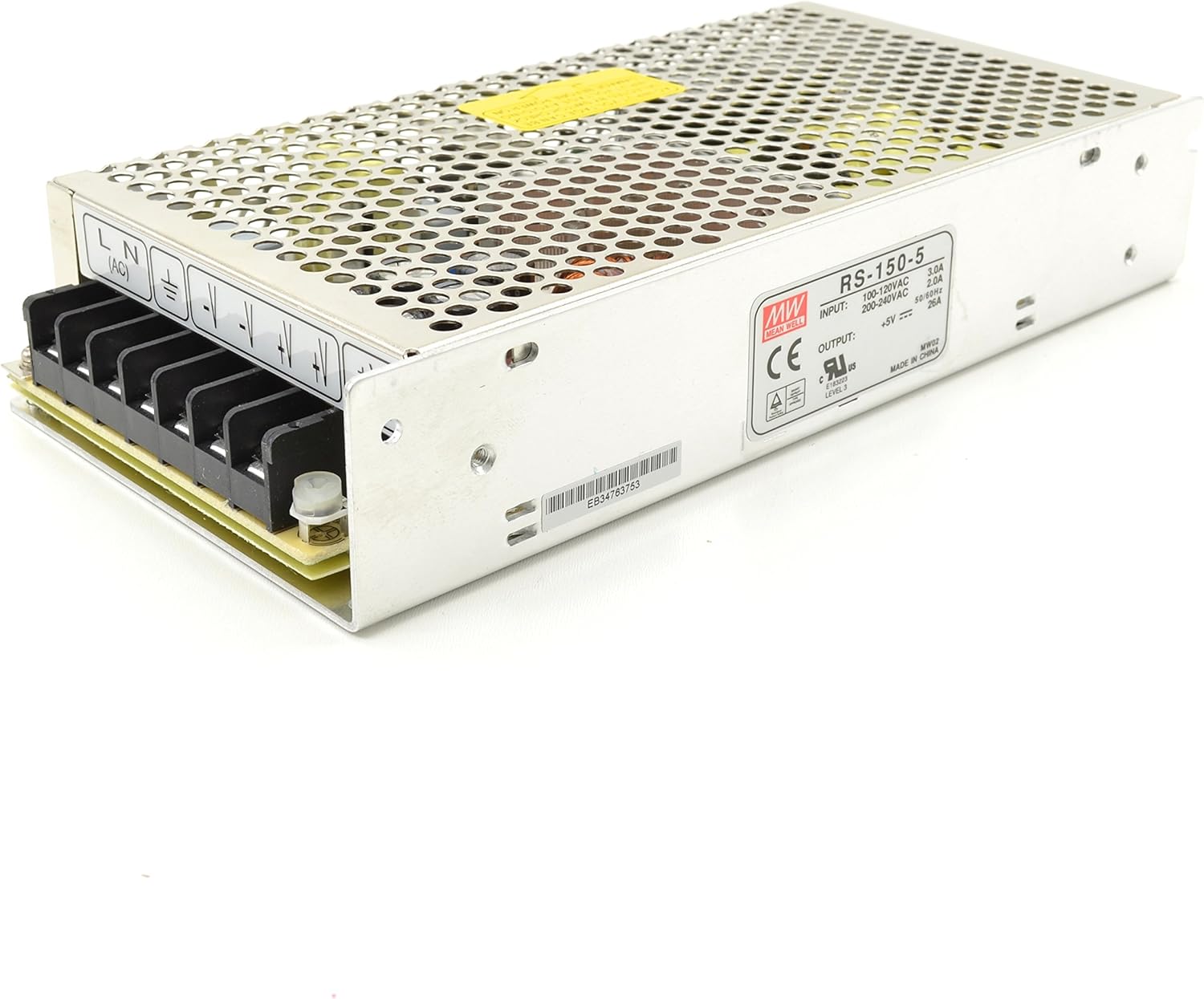 Mean Well RS-150-5 5V UL Listed Power Supply