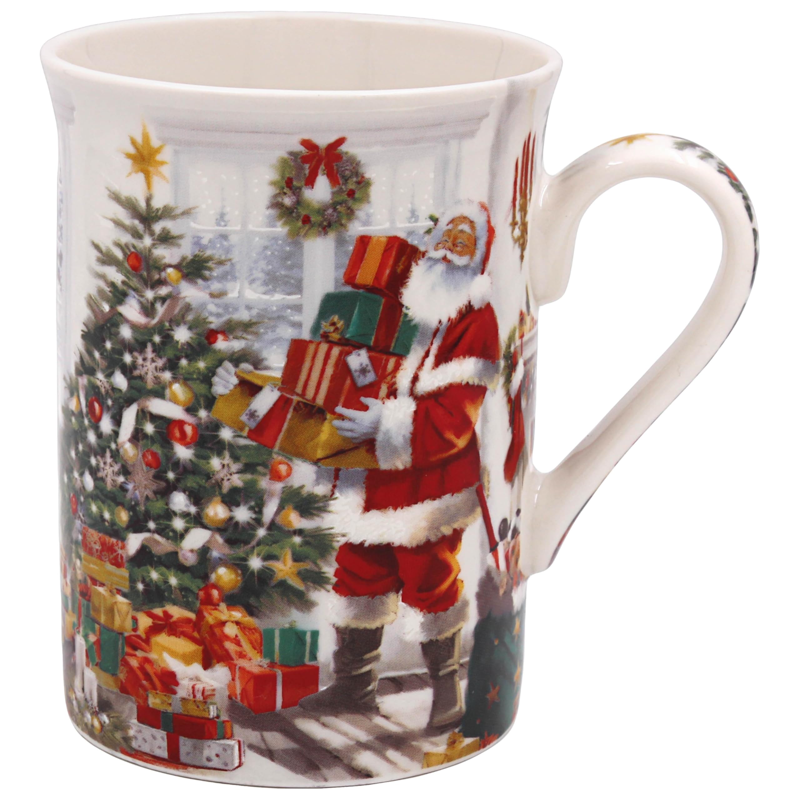 Lesser & Pavey Bug Art Snowman Mug For Hot Drinks | Reusable Fine